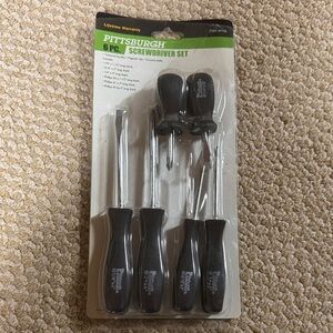 Black Screwdriver Set - 6 Piece